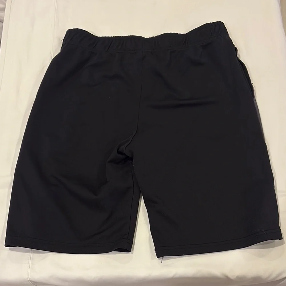 Spyder Men's Black and Gray Spandex Shorts